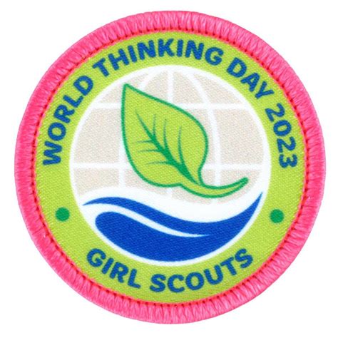 world thinking day  award girl scout shop