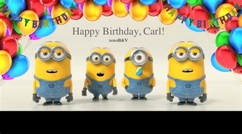happy birthday carl youtube