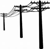 Pole Clipart Power Line Electric Lines Telephone Clip Utility Cliparts Poles Icon Drawing Library Clipground Electricity Light Finance Find Use sketch template