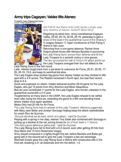 sports writing sample student sport sports