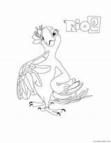 Coloring Rio Pages Coloring4free Printable sketch template