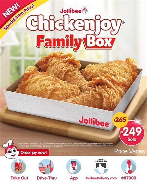 jollibee  pc chickenjoy family box promo manila  sale