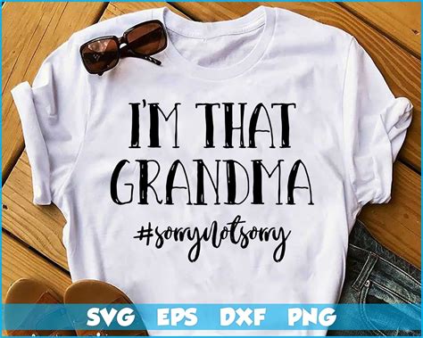 funny grandma quote svg im  grandma    etsy
