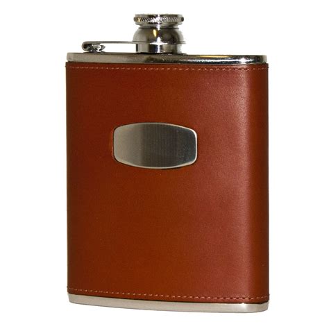 bisley hip flask oz oz pewter  stainless steel shooting whisky
