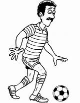 Soccer Coloring Man Pages Cup Playing Gif Player Players Site Print Popular Coloringhome Cautious sketch template