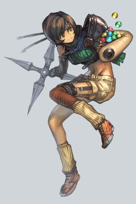 Yuffie Kisaragi Final Fantasy And 1 More Drawn By