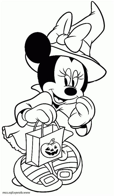 minnie mouse halloween coloring pages print minnie mouse   witch