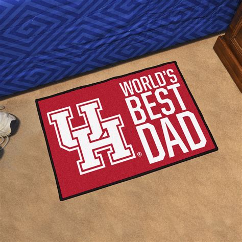 houston cougars world s best dad starter mat fanmats sports