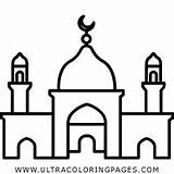 Moschee Ausmalbilder Mosque sketch template