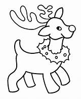 Coloring Christmas Pages Printable Preschoolers Reindeer Preschool Small Holiday Drawing Clipart Wreath Prek Sheets Color Merry Cliparts Easy Cute Kids sketch template