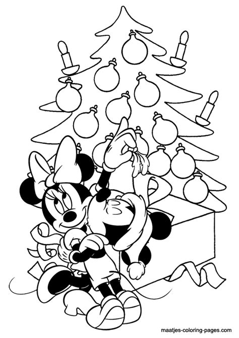 mickey  minnie christmas coloring pages  getcoloringscom