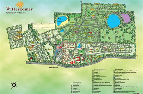 vakantiepark witterzomer kaart plattegrond de beste aanbiedingen