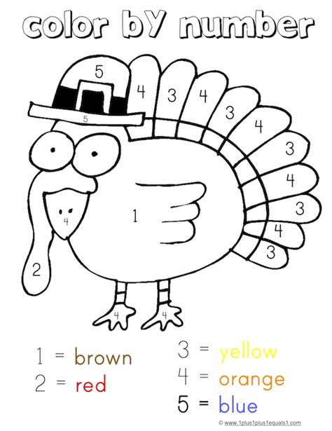 printable color  number thanksgiving printable word searches