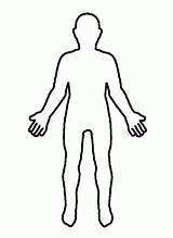 Coloring Outline Person Human Popular sketch template