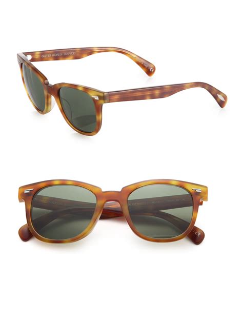 Oliver Peoples Masek 51mm Wayfarer Sunglasses In Brown For Men Lyst
