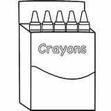 Crayon Crayons Sheets sketch template