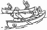 Drawing Coloring Canoe Canoeing Pages Paddle Clipart Scout Canoes Group Getdrawings Gif Scouts Has Popular sketch template