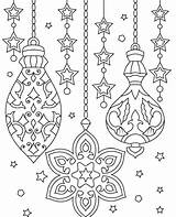 Ornaments sketch template