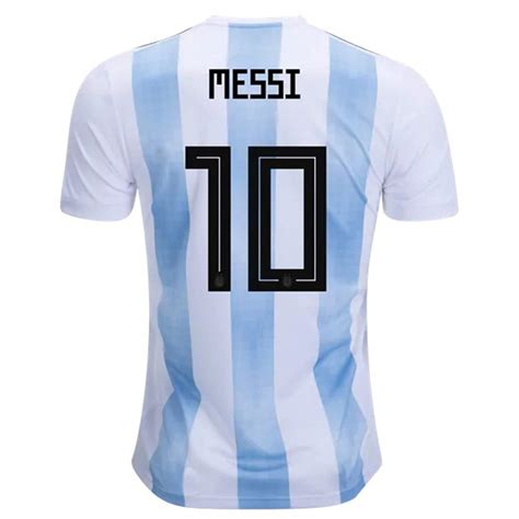 Buy Argentina National Team 10 Messi Home Soccer Jersey And Shorts