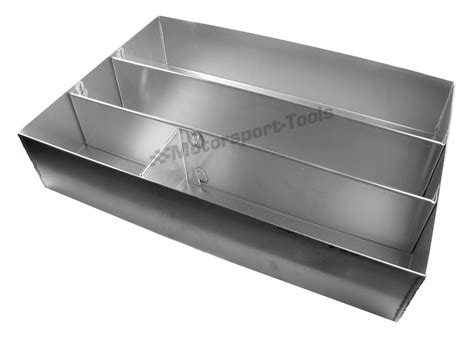 motamec alloy aluminium compartment tool tray  flight case mtb  storage ebay