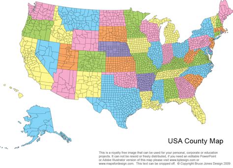 map   counties  state printable map