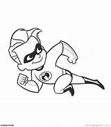 Incredibles Coloring Pages Drawing Kids Dash Disney Colouring Cartoon Color Printable Characters Print Drawings Parr Dashiell Sheets Books Cartoons Crafts sketch template