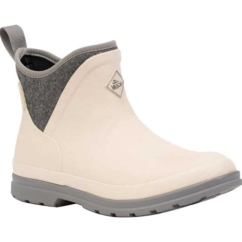 muck boot company womens muck boots muck originals ankle waterproof boot whitegrey wool