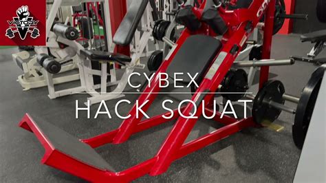 cybex hack squat youtube