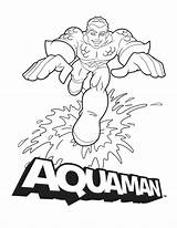 Aquaman Coloring Pages Wonder Adults Children sketch template