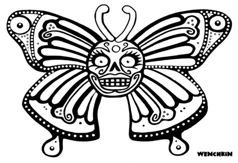 viewing gallery  girl skull coloring pages skull coloring pages