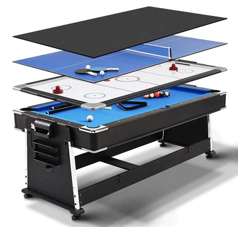 Factory Direct Sell 4 In 1 7ft Multi Game Pool Billiard Table Air