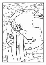 Printable Jesus Mission Disciples Gave Verse Getcolorings sketch template