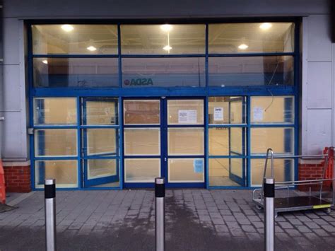 curtain walling section   electrostatically  coated  bristol     local