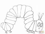 Hungry Caterpillar Coloring Very Pages sketch template