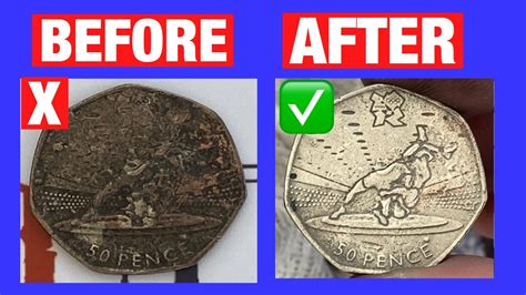 clean coins detailed step  step guide  coin cleaning