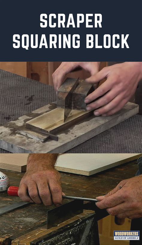 scraper squaring block woodworking woodworking tips wood crafts diy