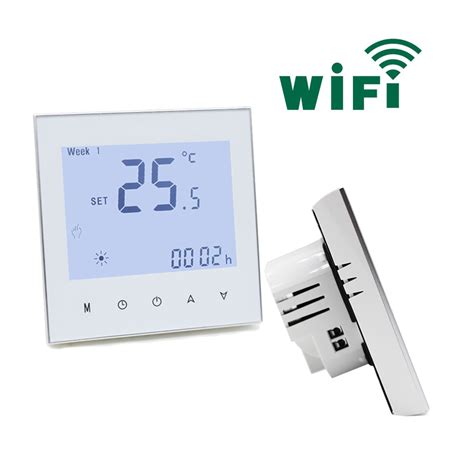 wifi controlled smart programmable floor heating thermostat