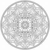 Mandala Coloring Pages Mandalas Abstract Difficult Summer Beautiful Complex Flower Adults Color Unique Drawing If Adult Printable Getcolorings Flowers Elegant sketch template