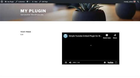 simple youtube embed plugin setup youtube video embed  wordpress