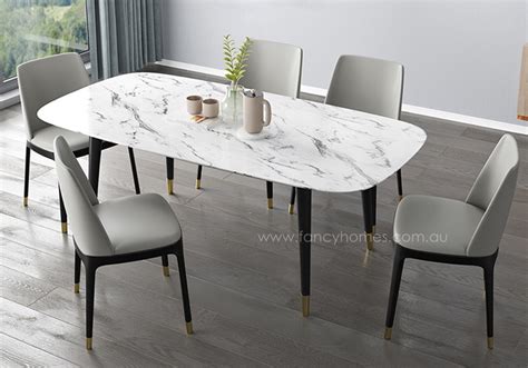 buy lexi marble top dining table tables fancy homes