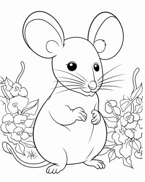 mouse coloring pages  printable coloring pages