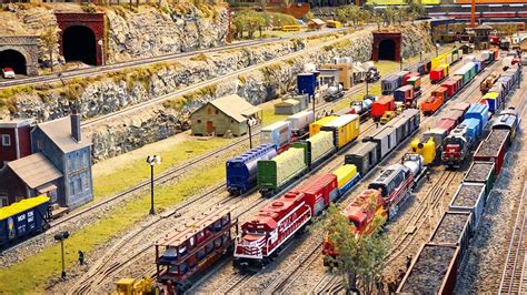 large private model railroad lionel  scale gauge train layout   smoky mountain trains