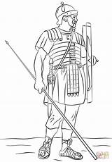 Roman Coloring Soldier Rome Ancient Pages Gladiator Empire Legionary Centurion Printable Soldiers Para Drawing Roma Colorir War Colouring Kids Color sketch template