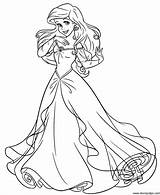 Ariel Coloring Pages Princess Disney Frozen Belle Sheets Cartoon Disneyclips Book Girls Halloween sketch template