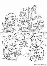 Potager Récolte Légumes Manger Contente Quant Lui sketch template
