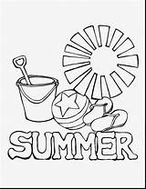 Summer Fun Coloring Pages Getdrawings sketch template