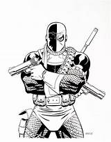 Deathstroke Coloring Pages Zeck Mike Choose Board Terminator sketch template