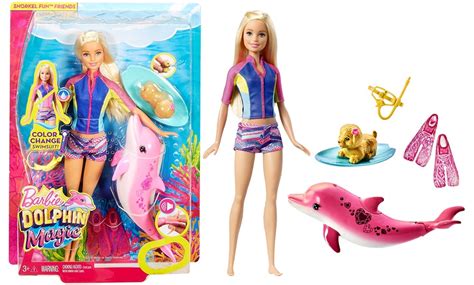 Barbie Dolphin Magic Snorkel Doll Groupon Goods