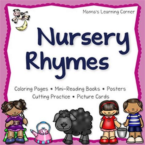 nursery rhymes printable sampler packet mamas learning corner