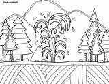 Coloring Pages National Yellowstone Park Doodle Parks Alley Sequoia Fun Color Printable Getdrawings Summer Books Getcolorings Choose Board sketch template